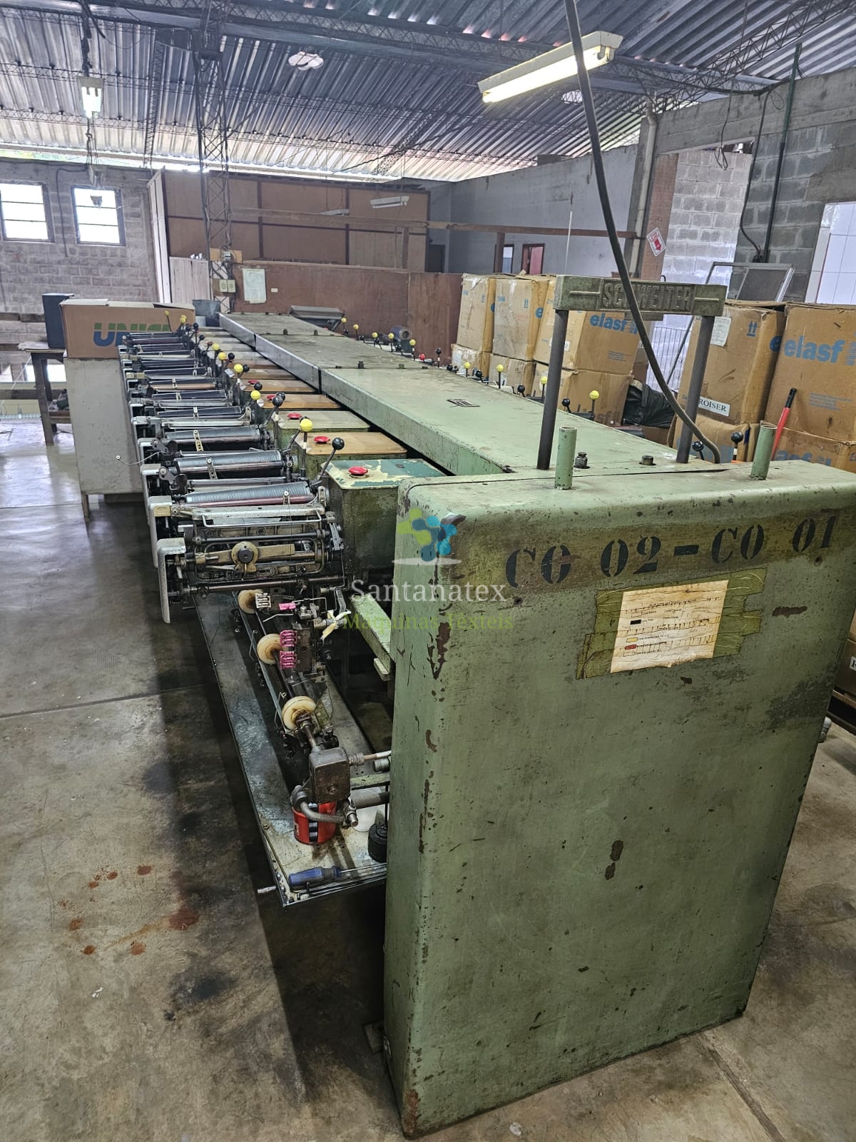 01 x Bobinadeira SSM CW8-W Classic Wind ano 2012