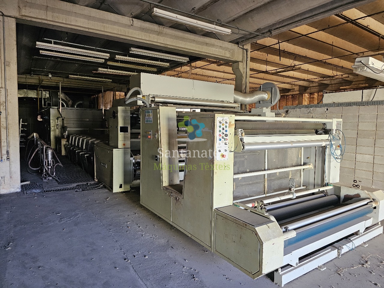 01 x Estampadora Rotativa com 8 cores Regianni 2300mm