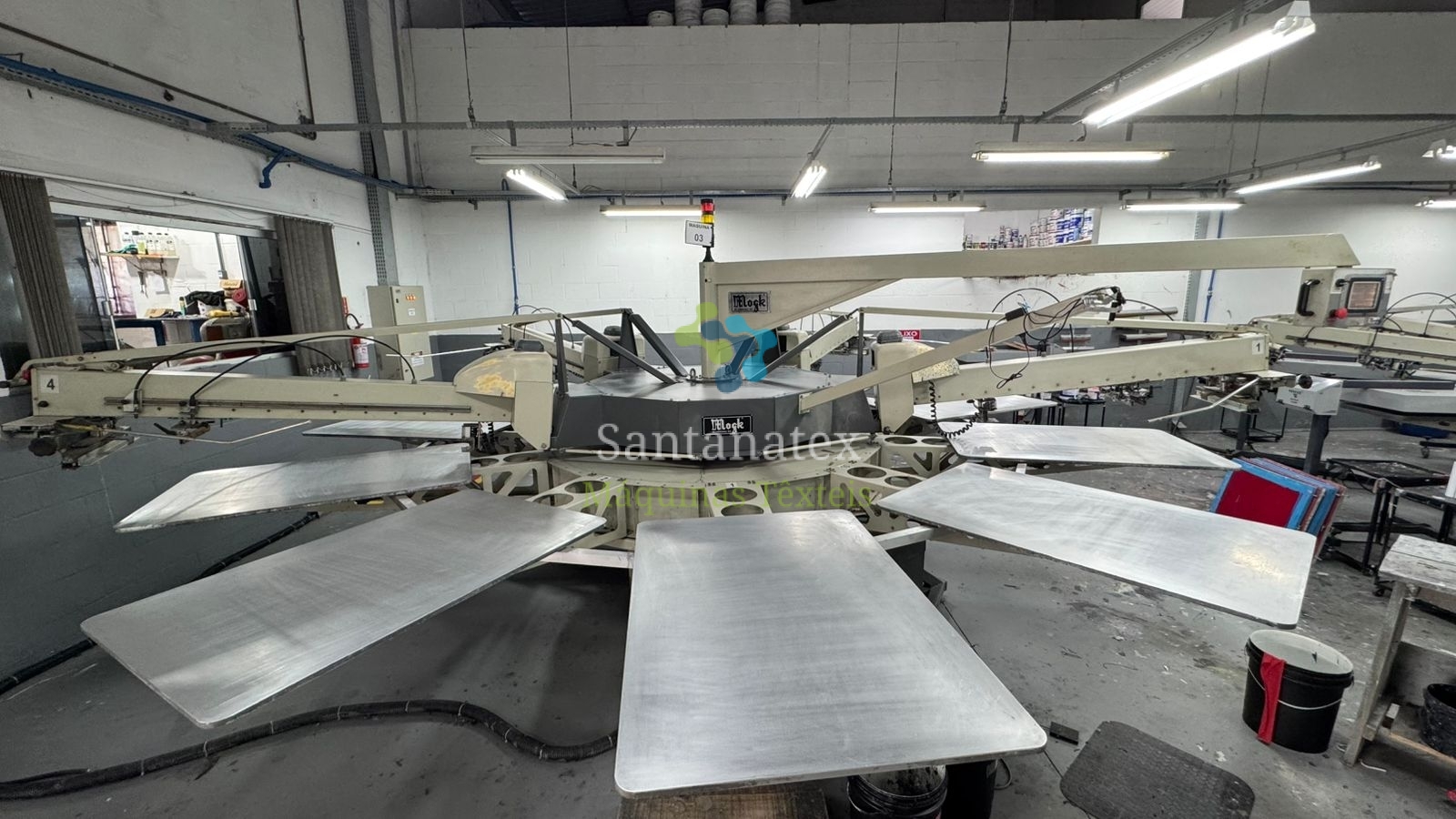 01x Máquina Carrossel de Estamparia Automática